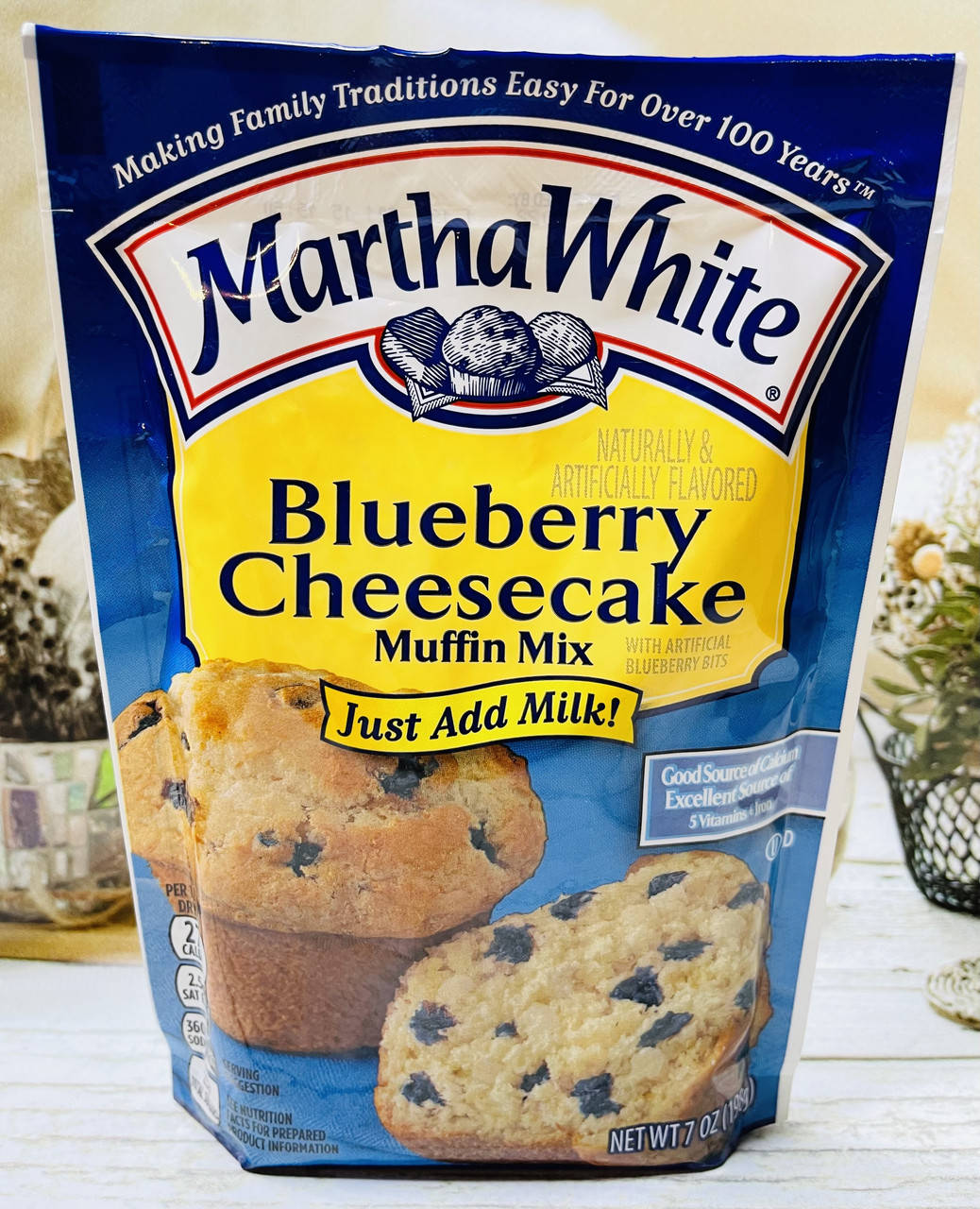 

Суміш для мафінів Martha White Muffin Mix Лохина-чізкейк