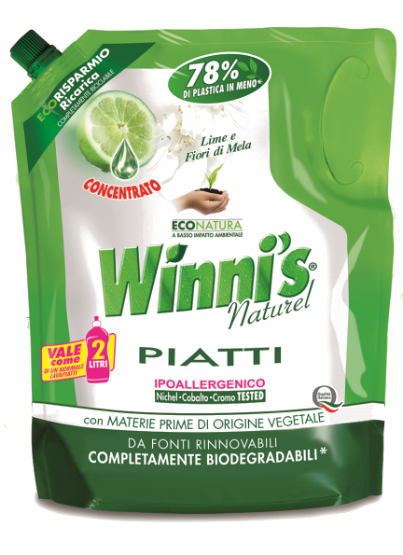 

Органическое средство для мытья посуды Лайм Winni`s 1L