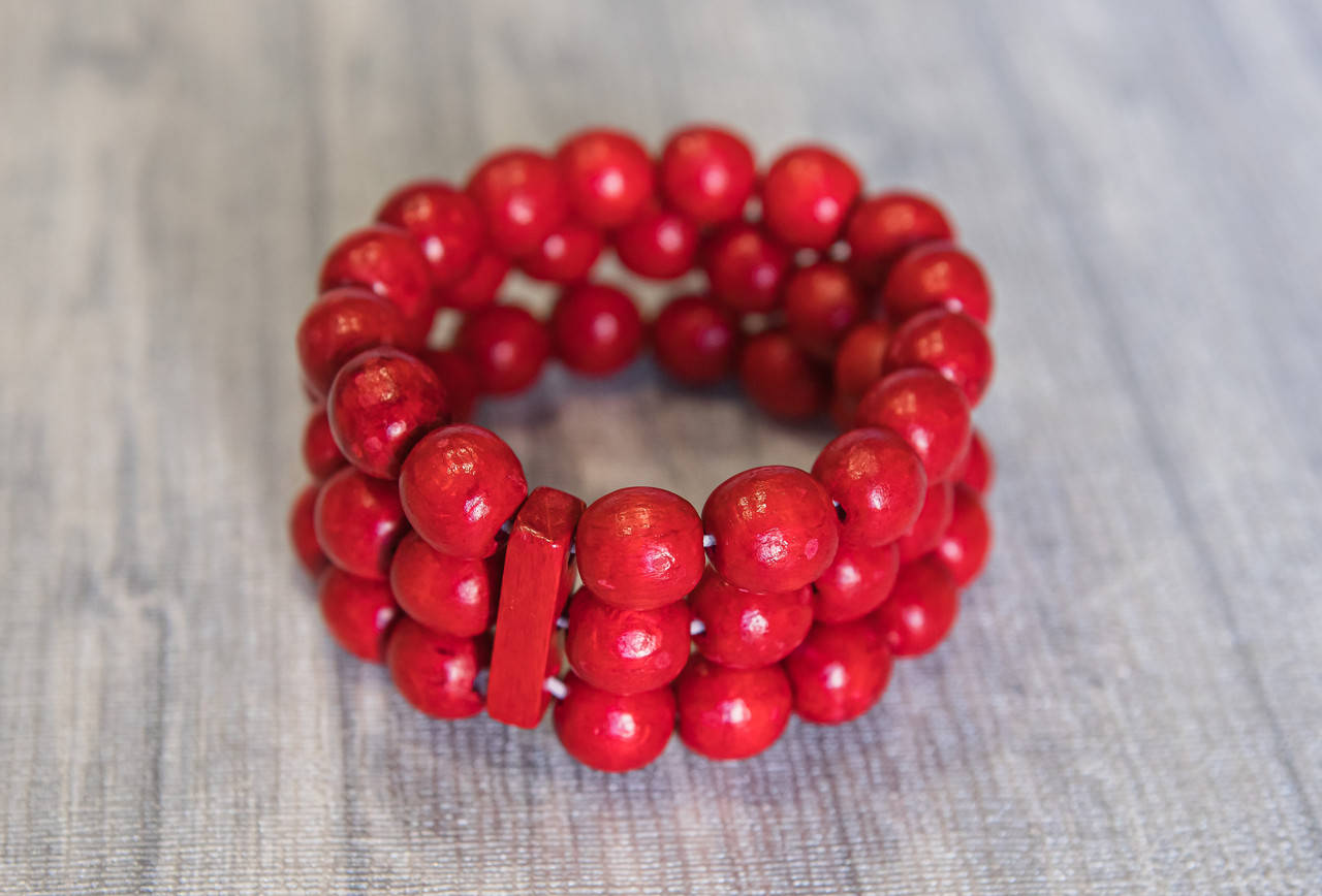 

Браслет Стильний Червоний