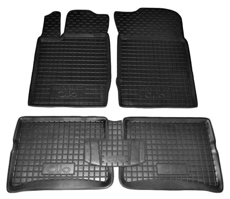 

Коврики салона Renault Clio, Symbol 2002-2008 Avto-Gumm, Черный