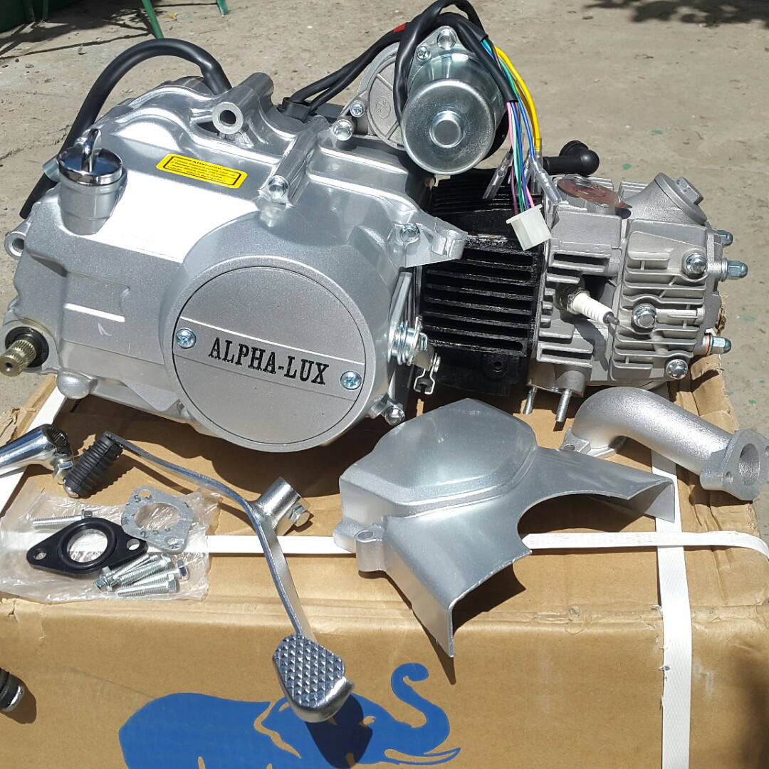 

Двигатель на мопед Альфа, Дельта 110см3 Оригинал