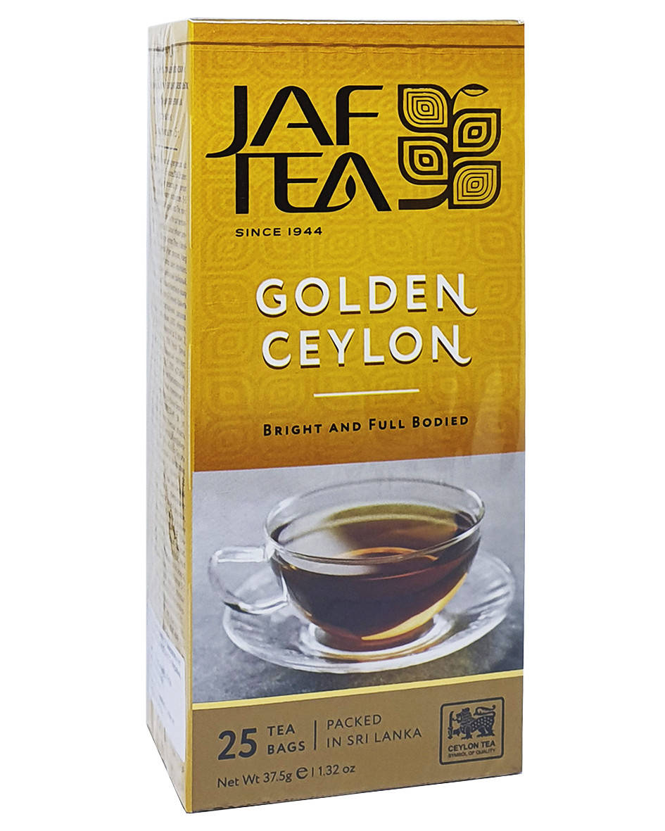 

Чай черный в пакетиках Jaf Tea Golden Ceylon 25 шт х 1,5 г (1202)