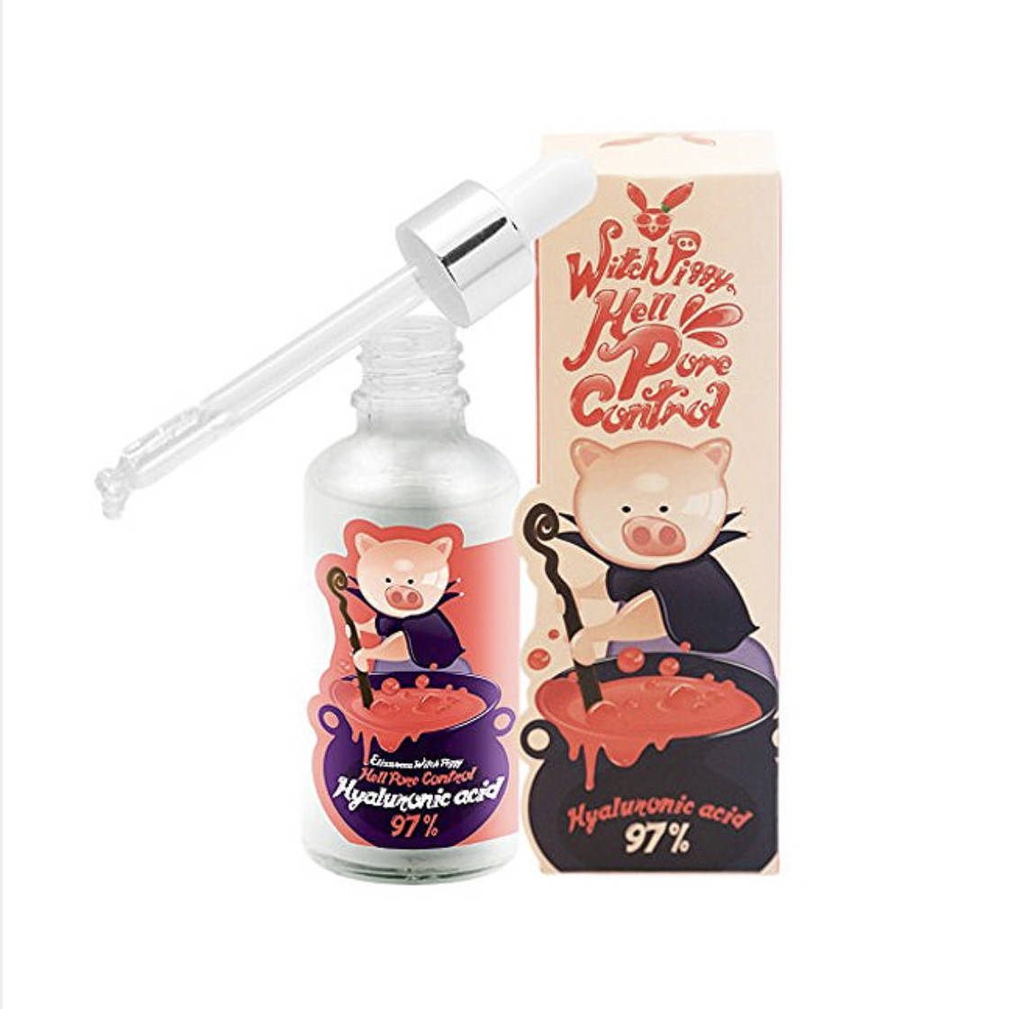 

Сыворотка с гиалуроновой кислотой Elizavecca Witch Piggy Hell Pore Control 97%