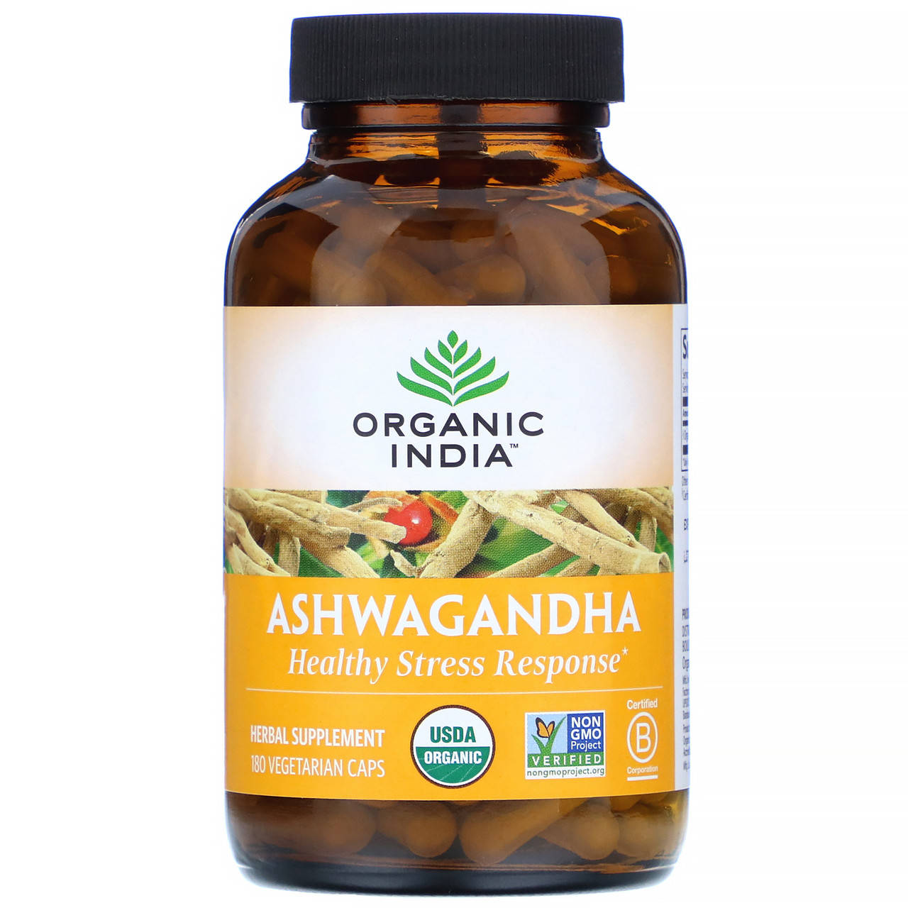

Ашваганда Organic India, Ashwagandha, 180 Vegetarian Caps - Оригинал