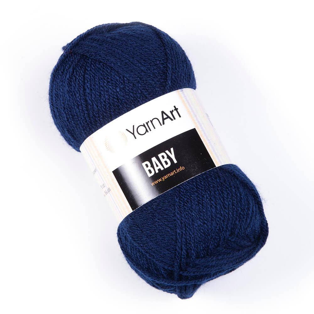 

Yarnart Baby № 583 темно-синий