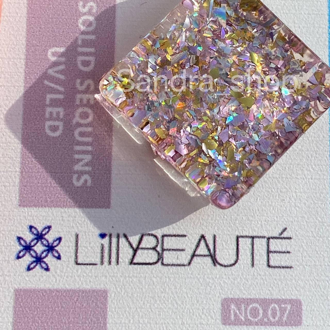 

Glitter Gel (Глиттер гель) Lilly Beaute №07 5g