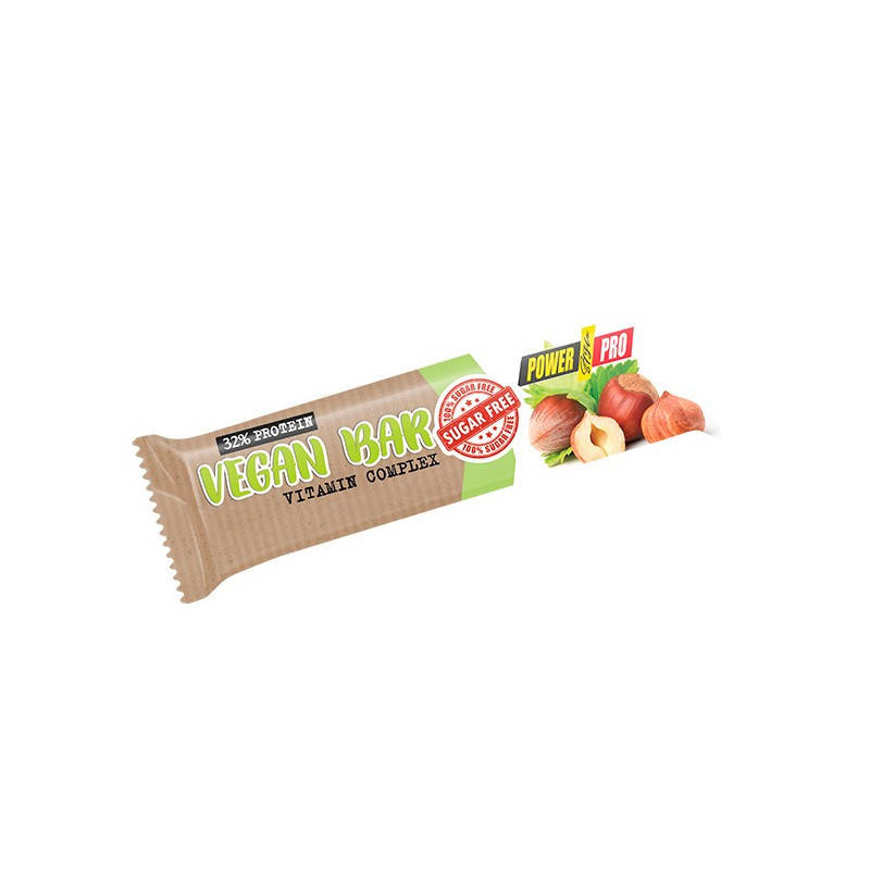 

Power Pro Vegan Bar Без сахара 32%, 20х60г