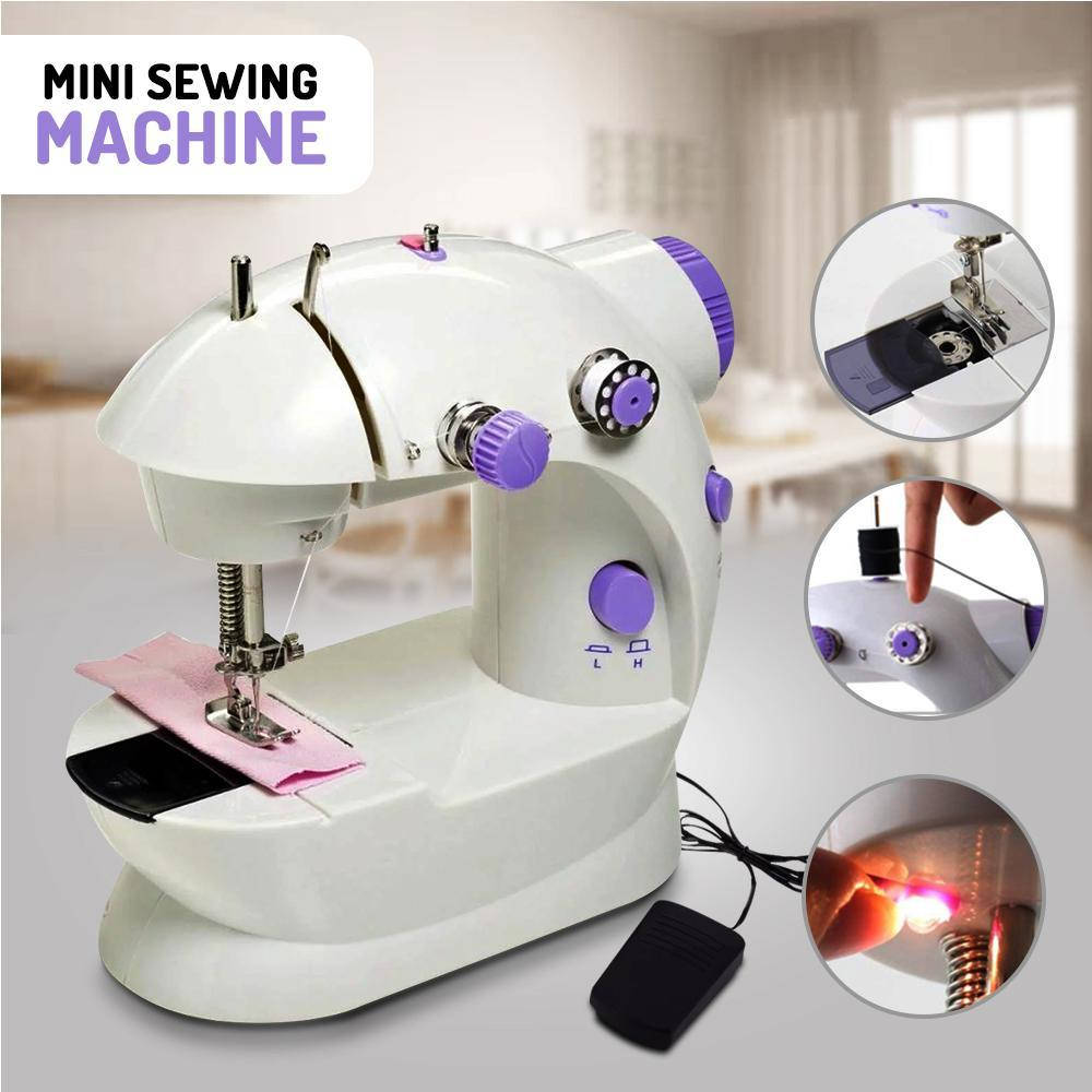 

Швейна машинка Mini Sewing Machine SM 202A портативная мини швейная машинка