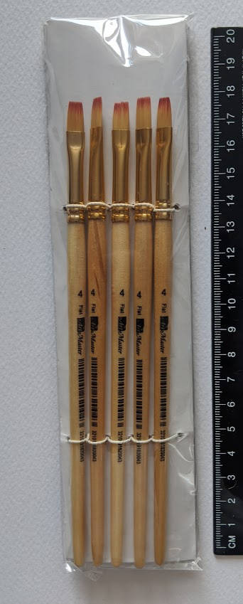 

Кисть нейлон плоская №4 Art Master