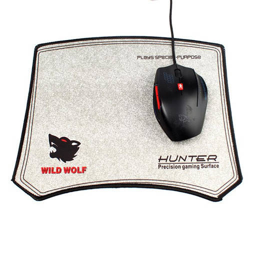 

Коврик для мышки, игровая поверхность, MicroWolf, Серый