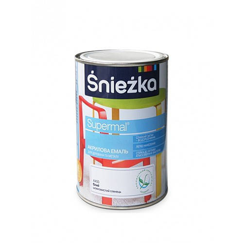 

Акриловая краска для дерева и металла Супер эмаль (разные цвета) 0,8л ШЕЛК