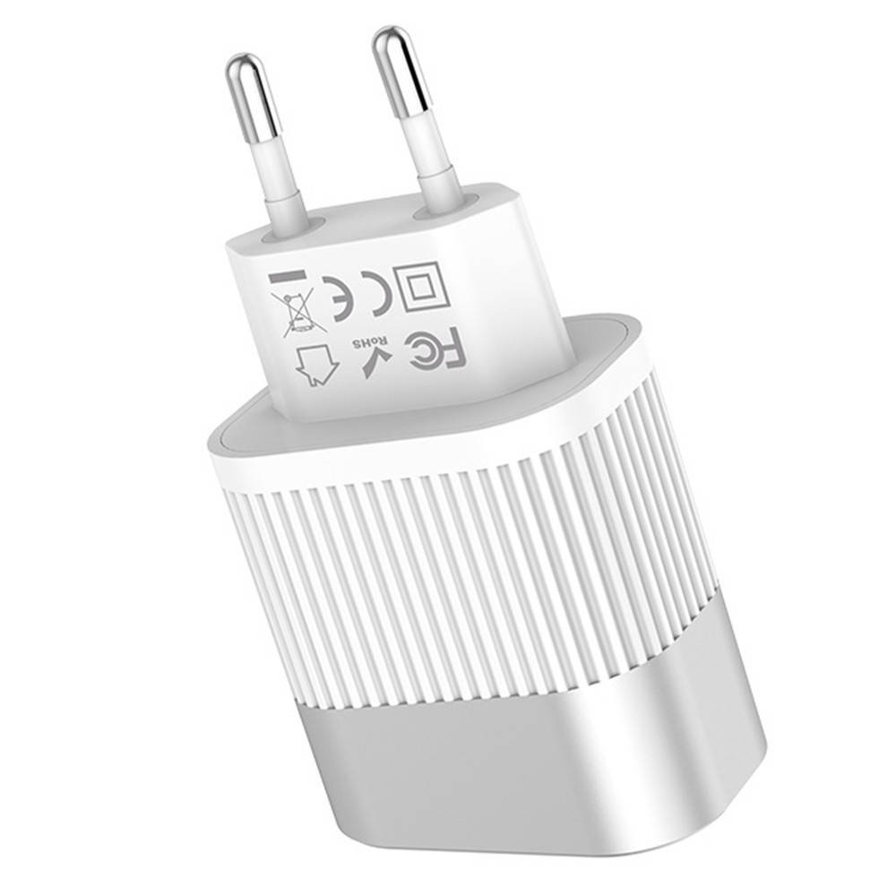 

Сетевое зарядное устройство Hoco С40A 2USB/2.4A белый (30781)