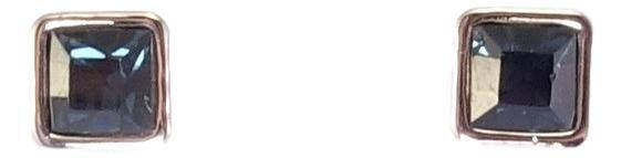 

Серьги Xuping Родий с кр-ми Swarovski гвоздики (пусеты) "Кристалл Montana" 5х5мм