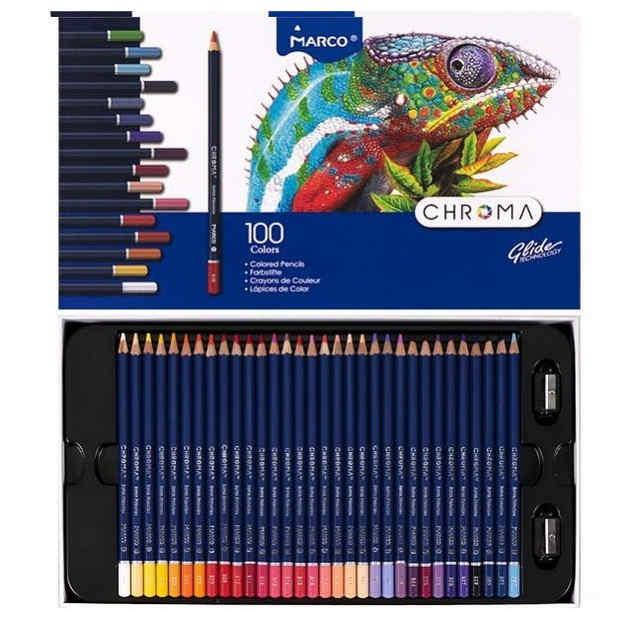 

Карандаши цветные Marco Chroma 100 цветов