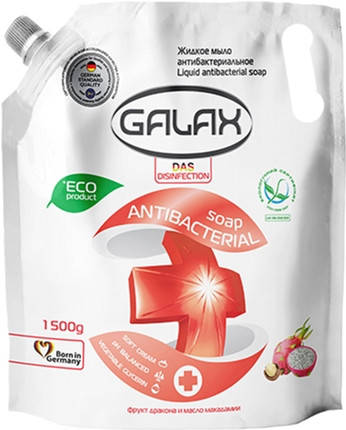 

Жидкое мыло Galax галакс антибактериальное «Фрукт дракона и макадамия» 1500 мл