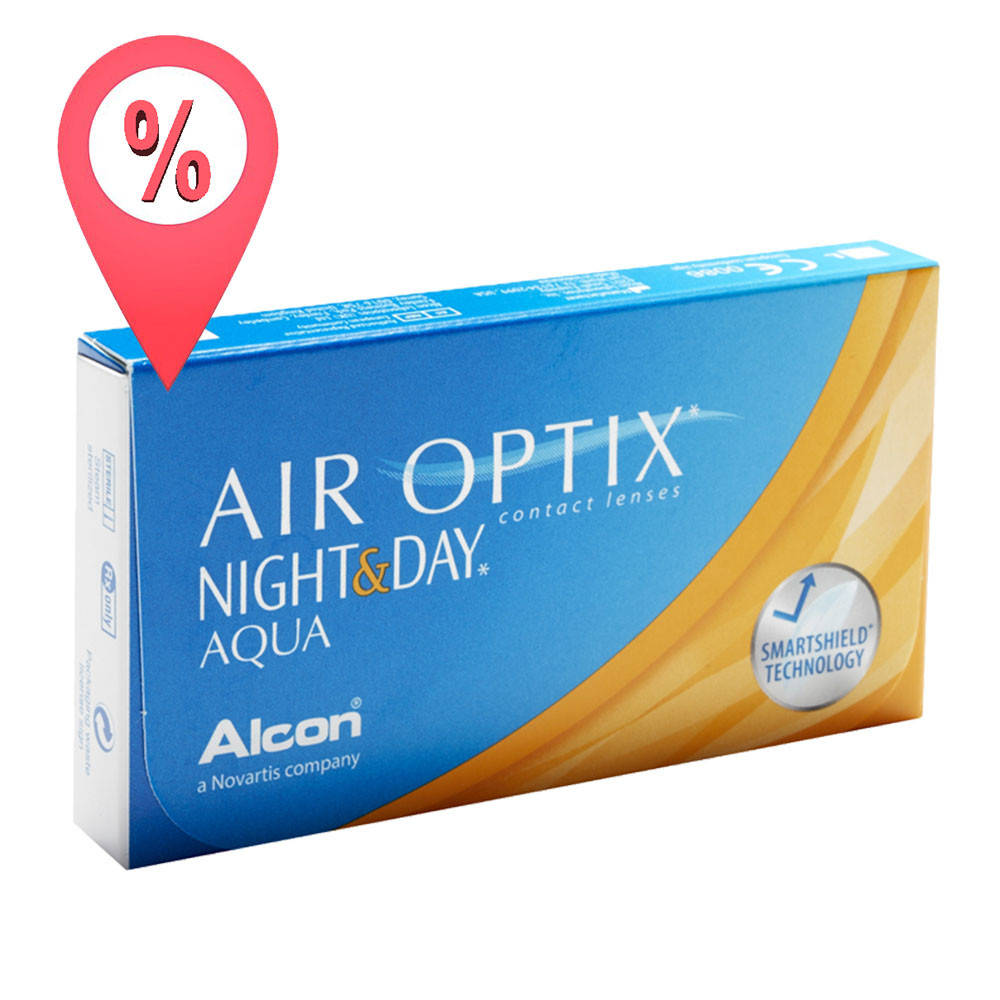 

Контактные линзы Air Optix Night&Day Aqua 6 шт