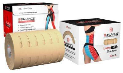 

Лимфодренажный тейп для тела BB LYMPH TAPE 10 см × 5 м бежевый