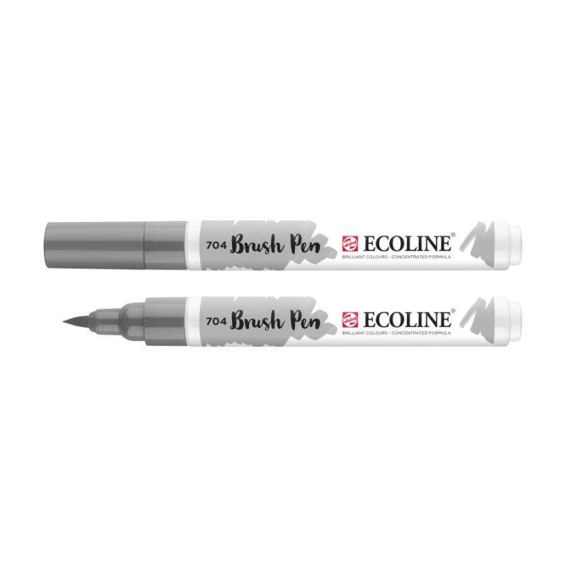 

Ручка-кисточка Ecoline Brushpen (704), Серый, Royal Talens