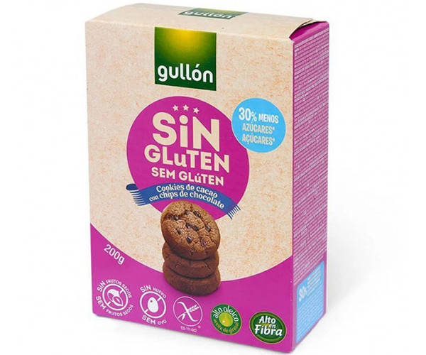 

Печенье GULLON без глютена Cookies de Cacao sin Gluten 200 г