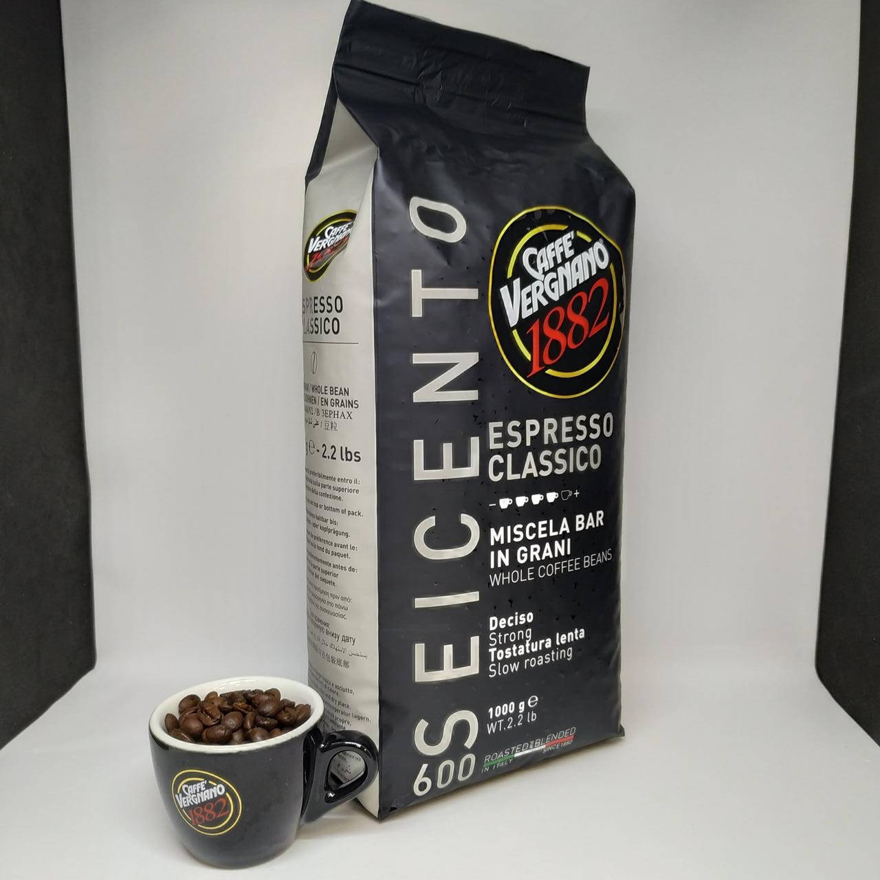 

Caffe Vergnano Espresso Classico 600 - Кофе в зернах