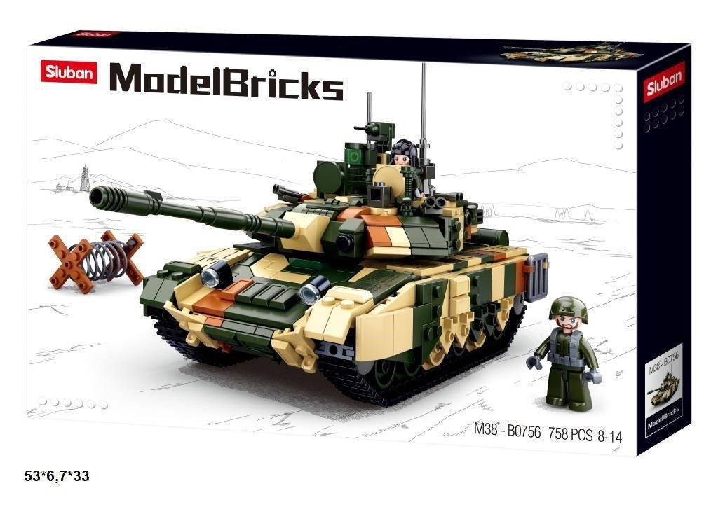 

M38-B0756 Конструктор Танк 4, 758дет.