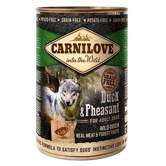 

Консерва для собак Carnilove Duck & Pheasant 400 г (утка и фазан)