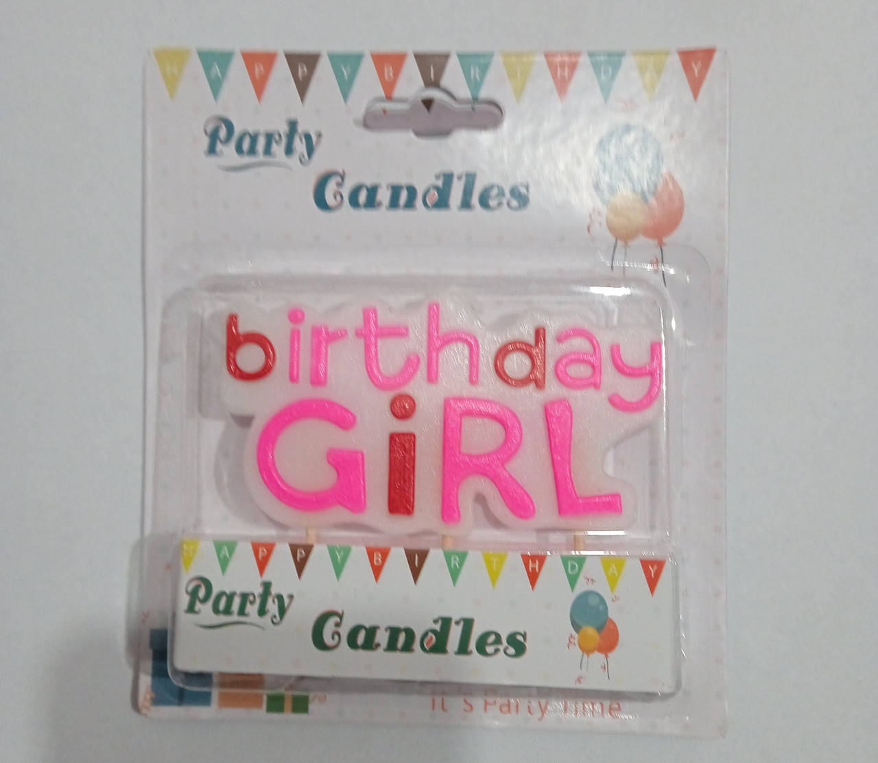

Свеча в торт " Birthday girl"