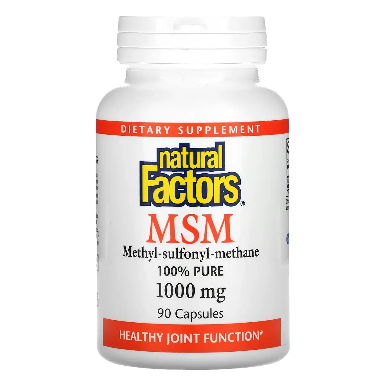 

Natural Factors, МСМ, 1000 мг, 90 капсул купить