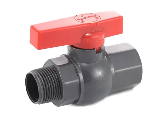 

Кран шаровый пластмассовый 1" с наружной-внутренней резьбой Presto-PS