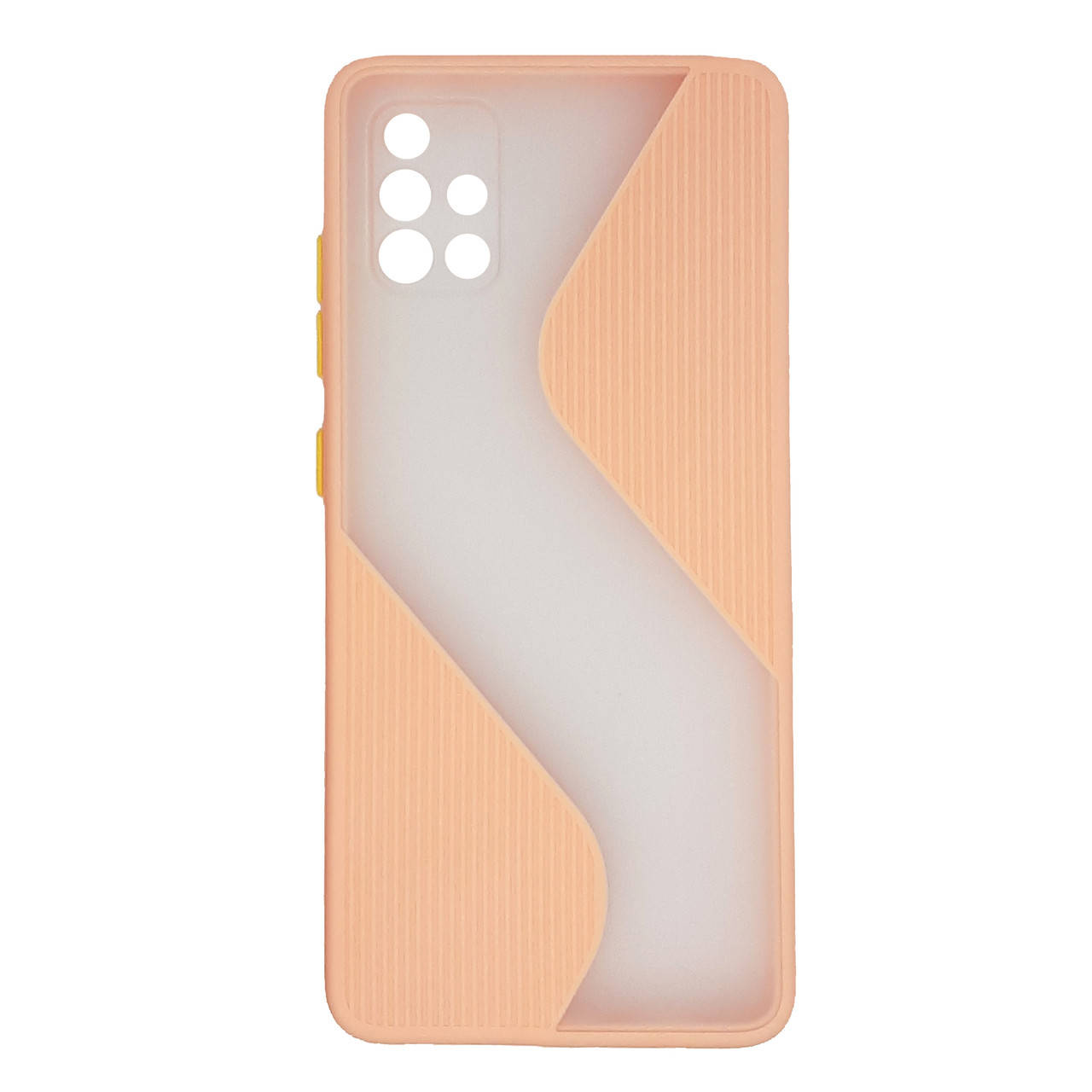

Чехол для Samsung A51 / A515 силиконовый противоударный Shadow Mate Case Wave розовый
