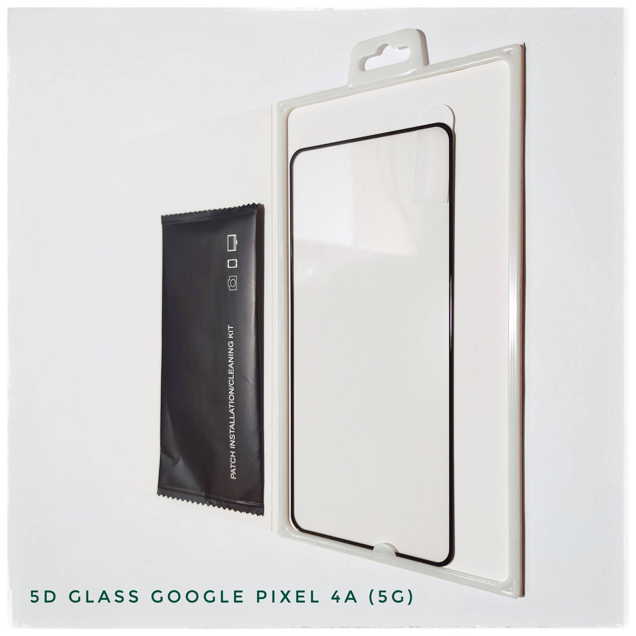 

Защитное стекло 5D полный клей для Google Pixel Пиксель 4A ( 5G ), Черный