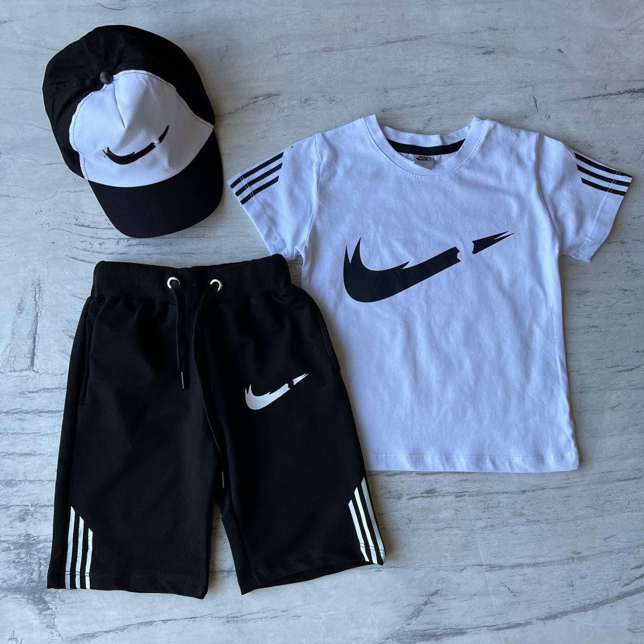 

Летний костюм на мальчика в стиле Nike 559. Размер 104 см,