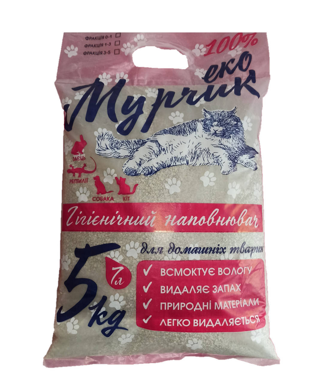 

Наполнитель для кошачьего туалета Мурчик 5кг