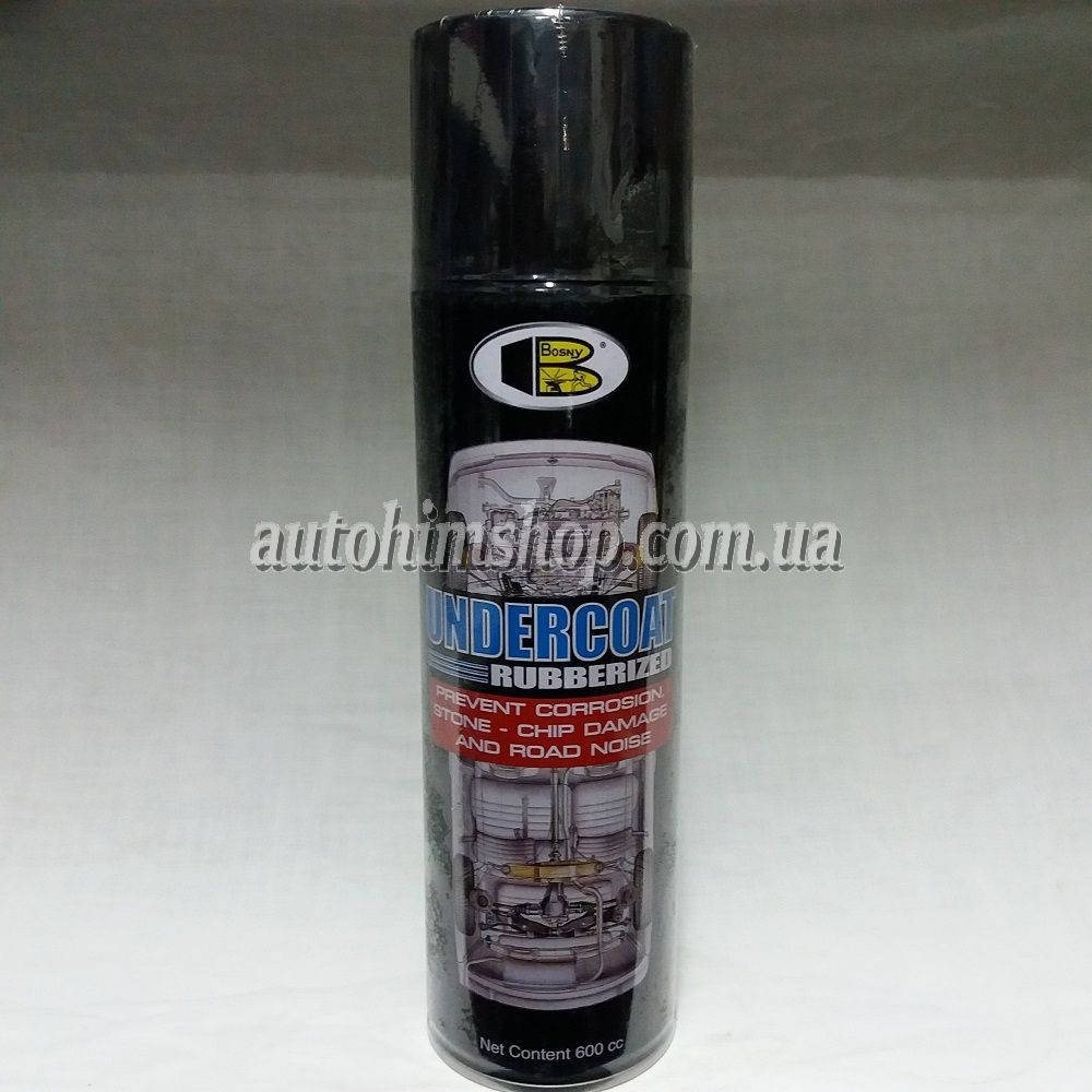 

Резино-битумная мастика-спрей Bosny 600мл, Черный