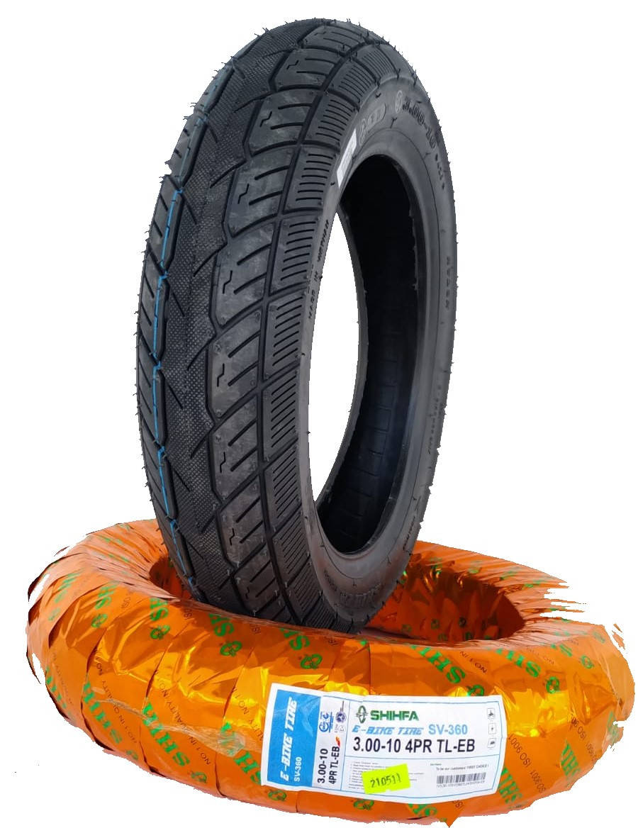 

Мотошина 3.00-10 бескамерная ShihFa В'єтнам