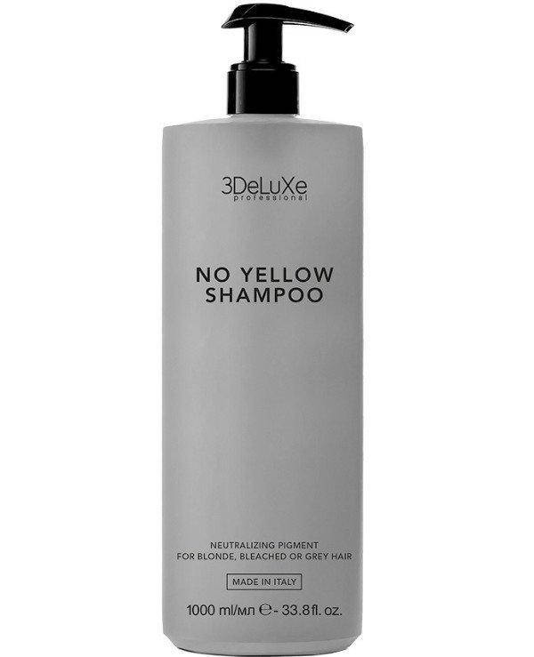 

Шампунь анти желтизна No Yellow Shampoo 3DeLuXe Рrofessional, 1000 мл