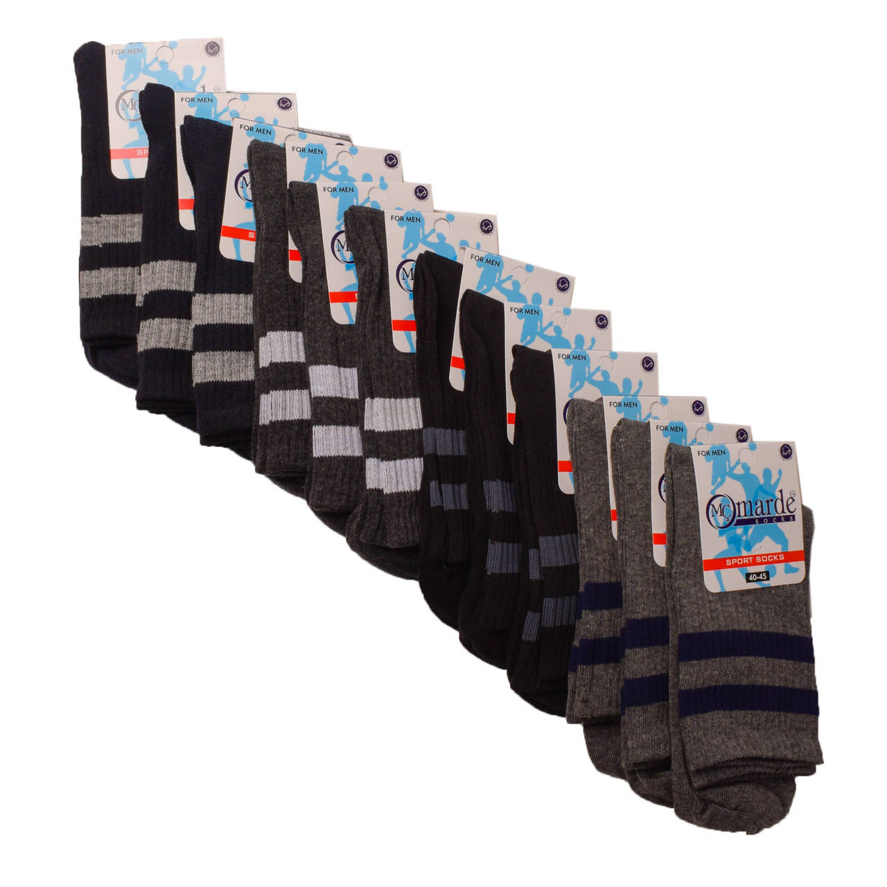 

Носки мужские Omarde AV37 Черный В упаковке 12 пар Размер 40-45