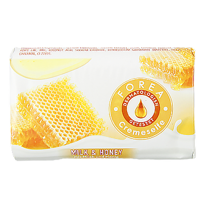 

Мило кускове Фореа молоко/мед Forea milk/honey 150g 32шт/ящ (Код : 00-00011498)