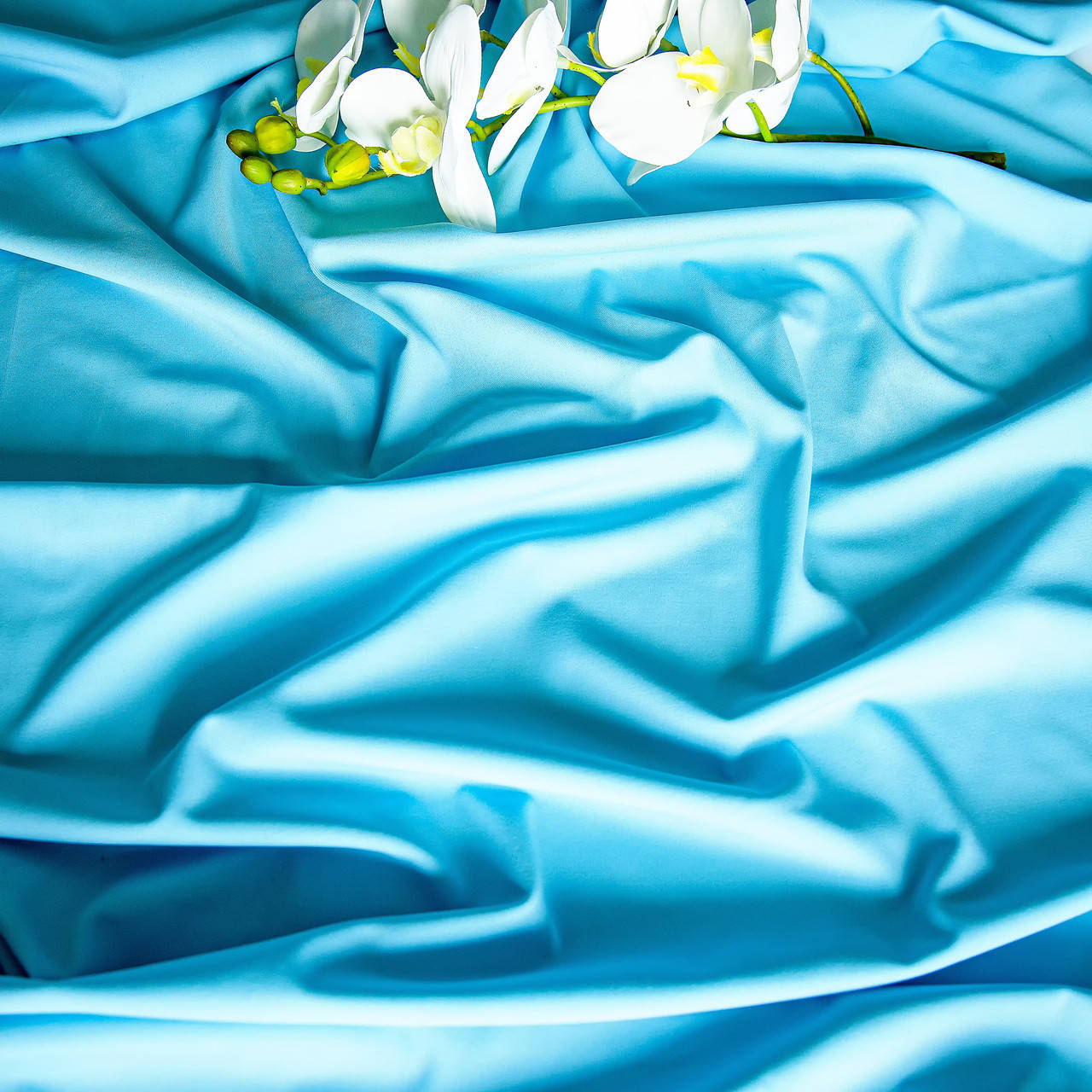 

Трикотажная ткань матовый БИФЛЕКС / цвет голубой / размер 0,5*1,5 м / режем от 50 см