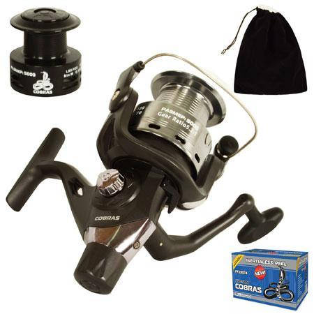 

Катушка "Cobra New" 5000 метал. шпуля +чехол 3 bb