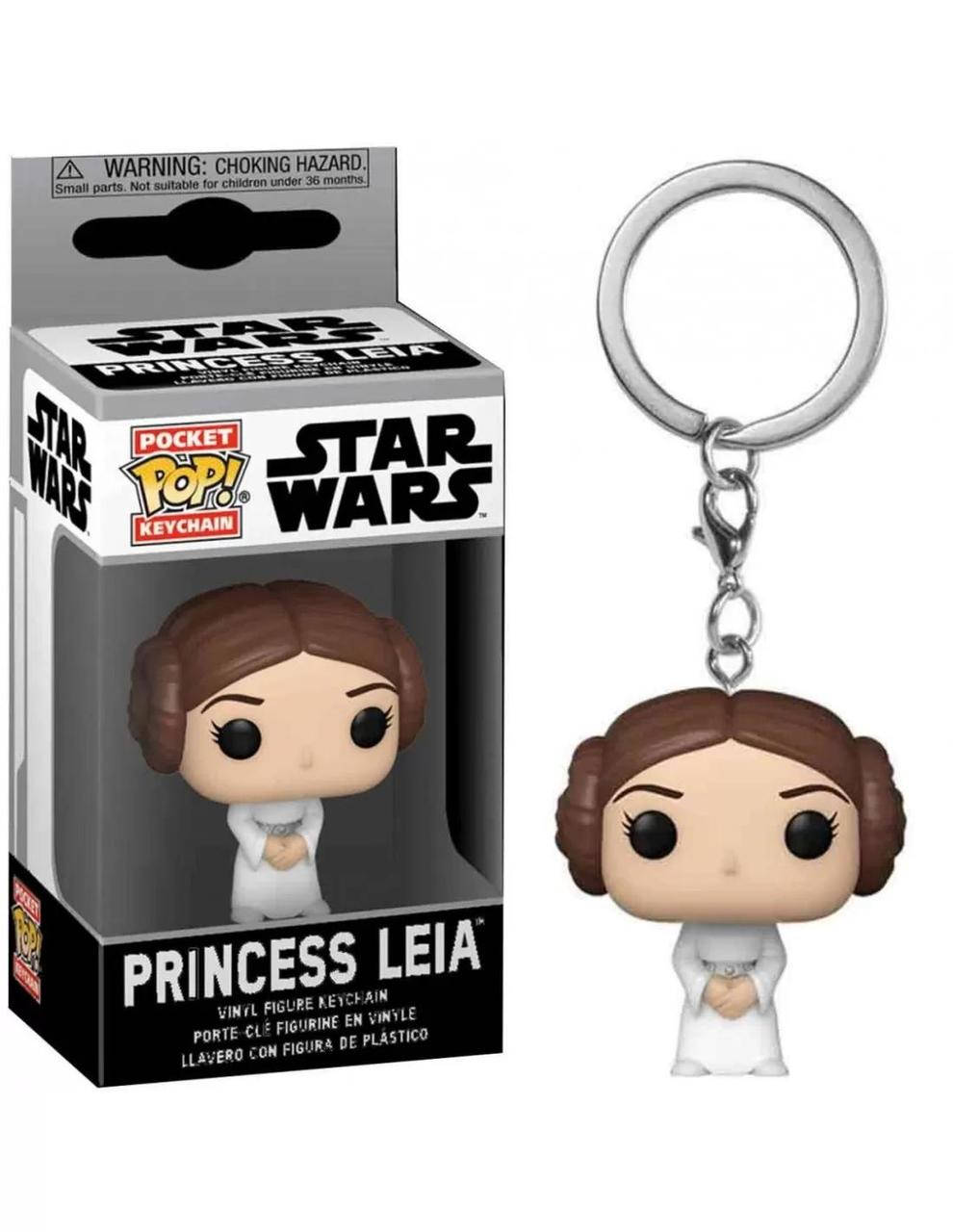 

Фигурка Брелок Фанко Поп Звездные Войны Принцесса Лея Funko Pop Star Wars Princess Lea 4 см Trinket SW PL