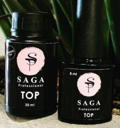 

Топ для гель-лака без липкого слоя Saga Professional, 30 мл