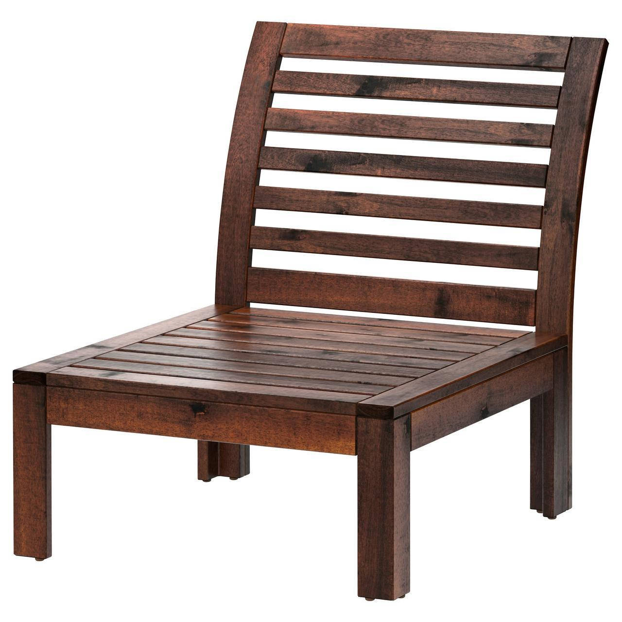 

IKEA APPLARO Садовое кресло, коричневая морилка (602.051.88)