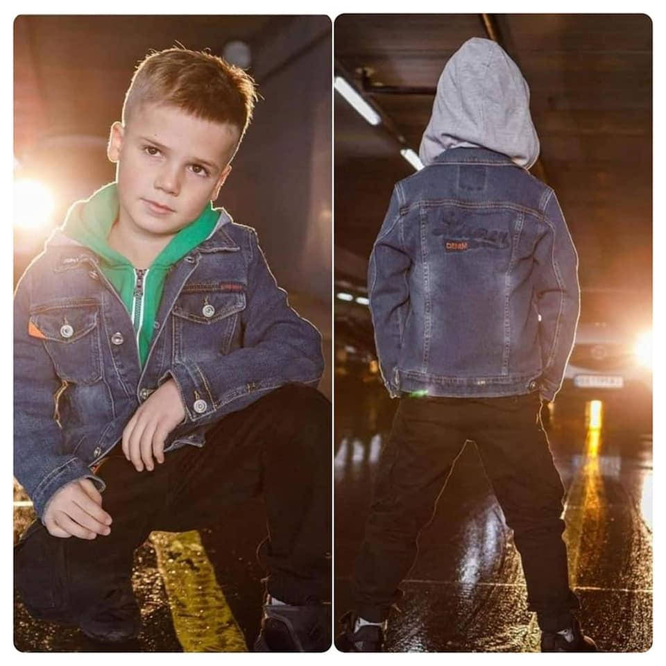 

Стильные джинсовые куртки для мальчика DENIM STYLE! BLUE! 116-146 рост., Синий