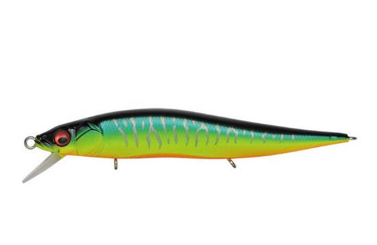 

Воблер Fishing Vision OneTen JR 98мм/10.5г Mat Tiger, Зелёный