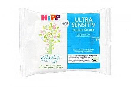 

Детские влажные салфетки Hipp Ultra Sensitiv, 52шт