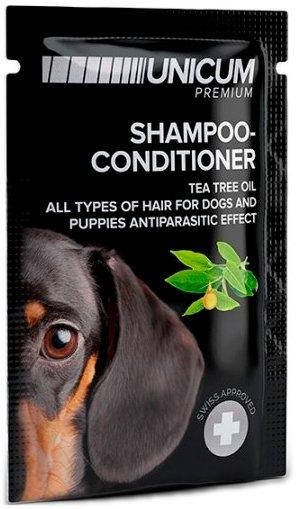 

Шампунь-кондиционер Unicum Premium для собак с маслом чайного дерева 15 мл.