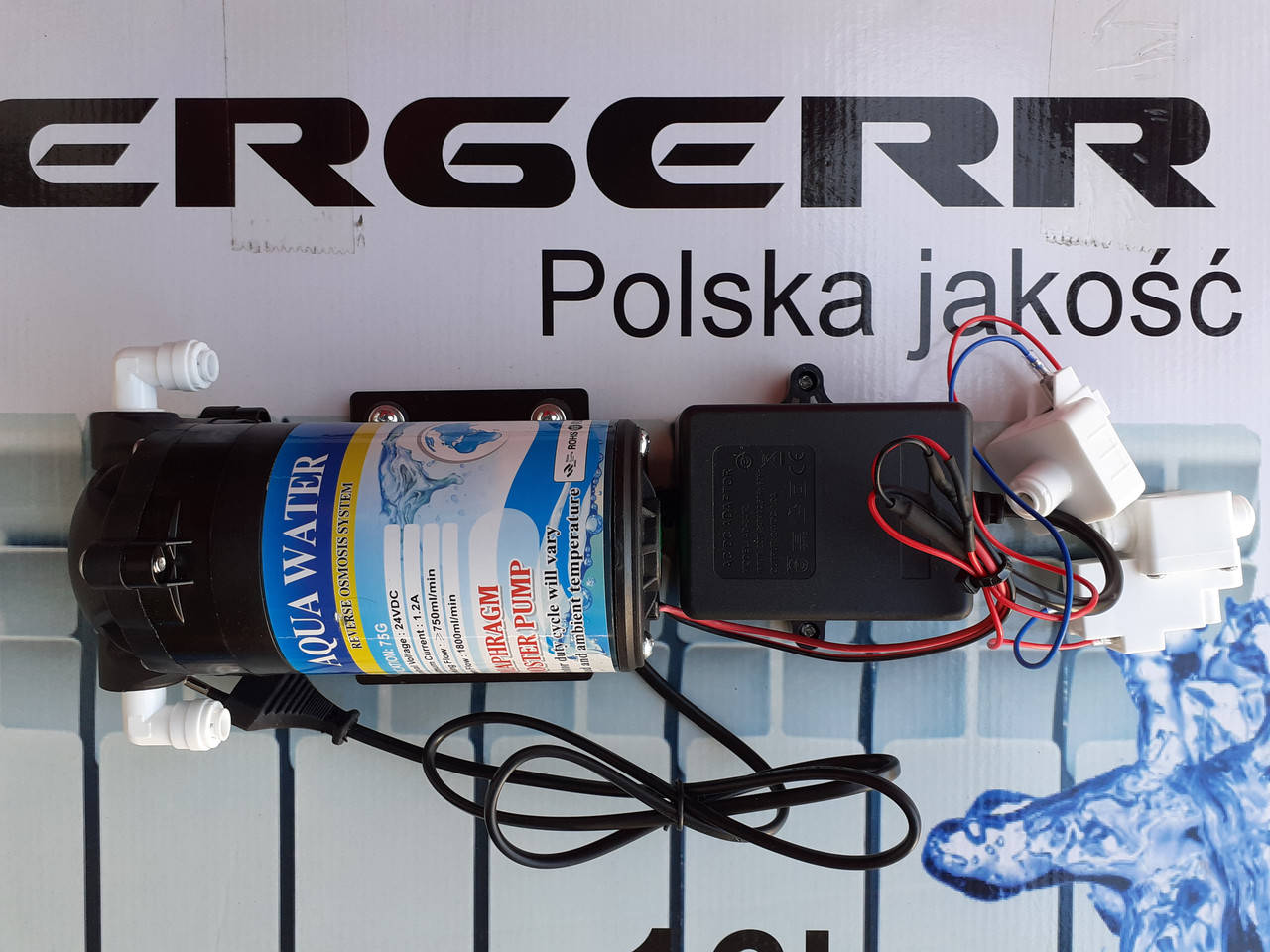 

Помпа - насос для систем обратного осмоса 75G в сборе