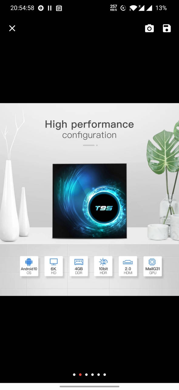 

⫸≻⫸⫸⫸SmartTV T95 4gb/64гб смарт ТВ android box alwinner H616