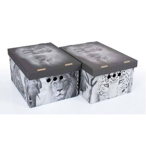 

Набор картонных ящиков для хранения А4, Safari 2шт